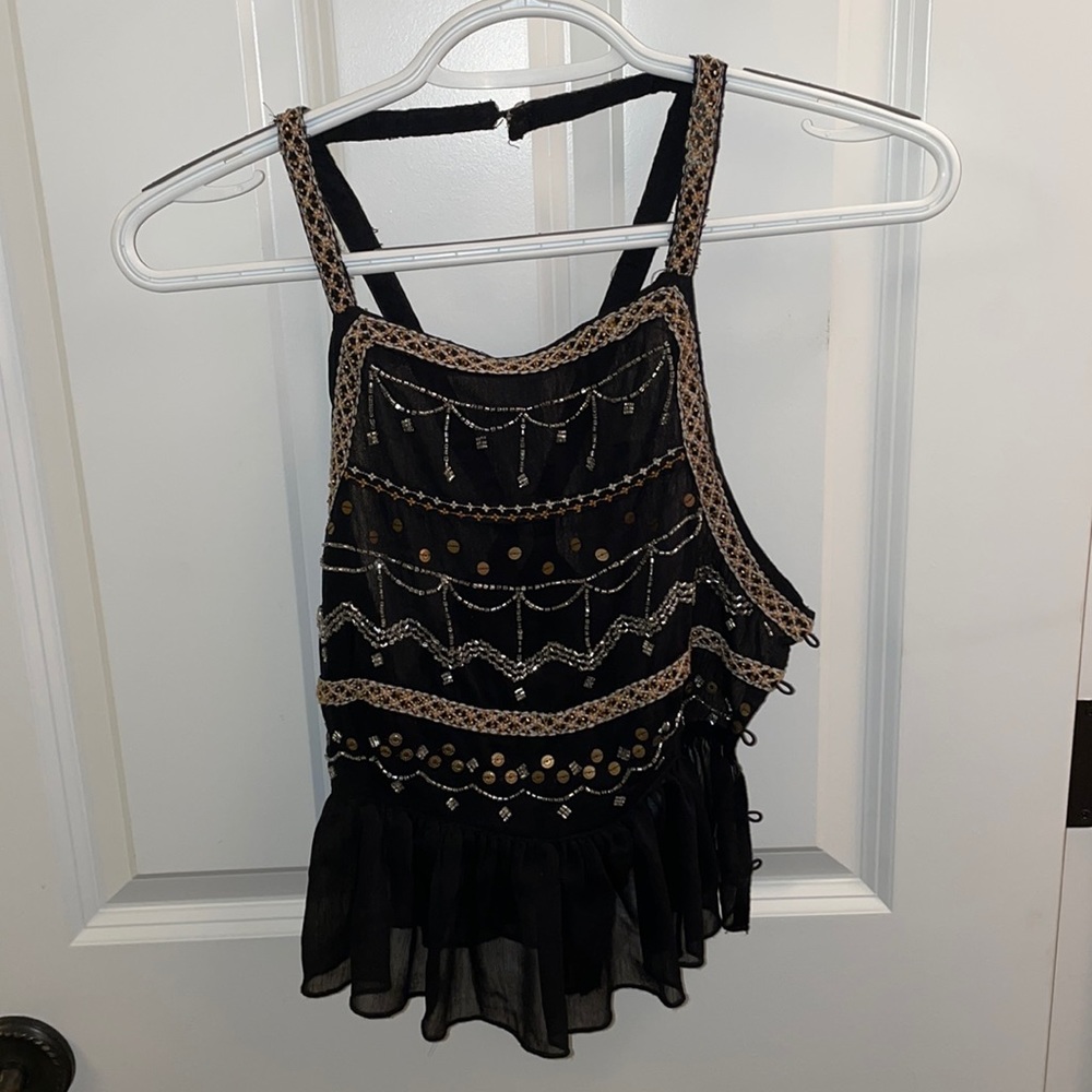 Free people sequin top